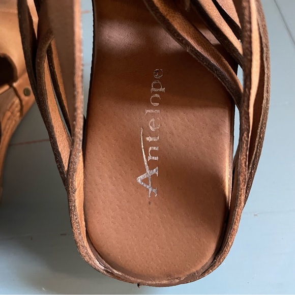 Antelope Taupe Boho Woven Leather Sandal - Picture 4 of 5